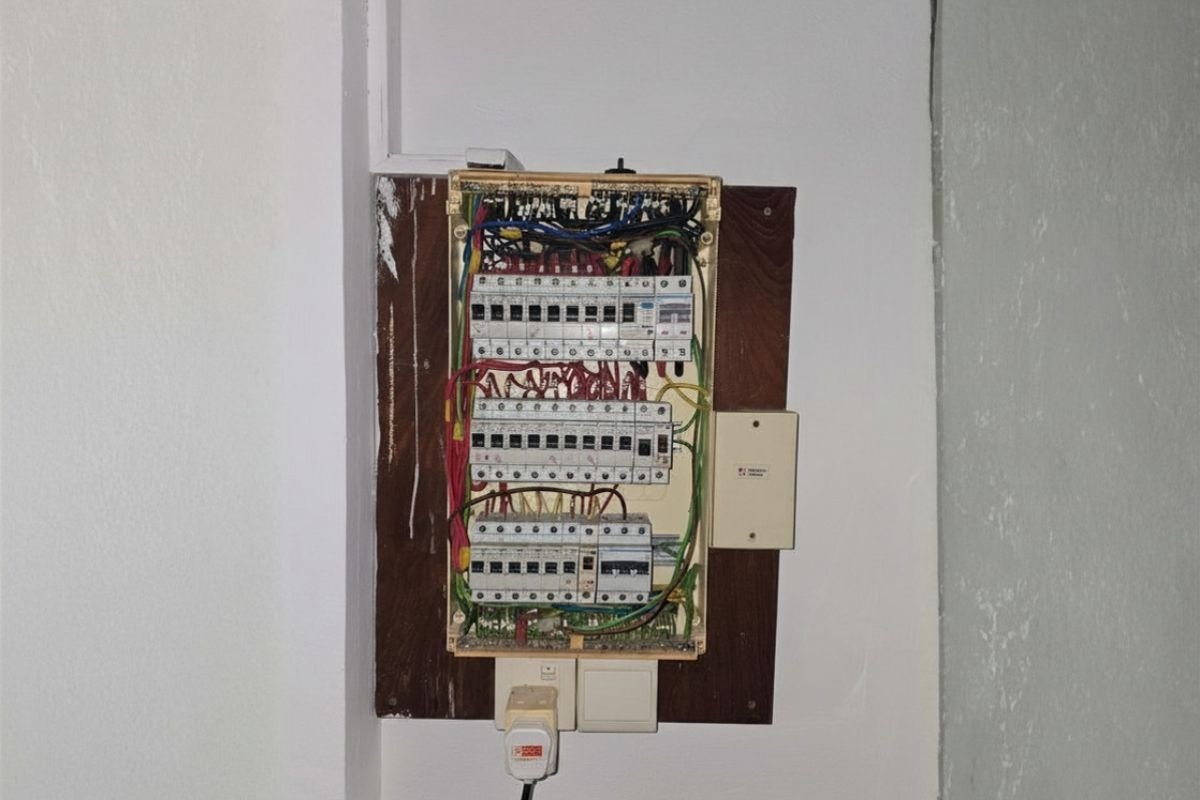 Investigation of a burning smell from an electrical distribution board in a Singapore residential unit.