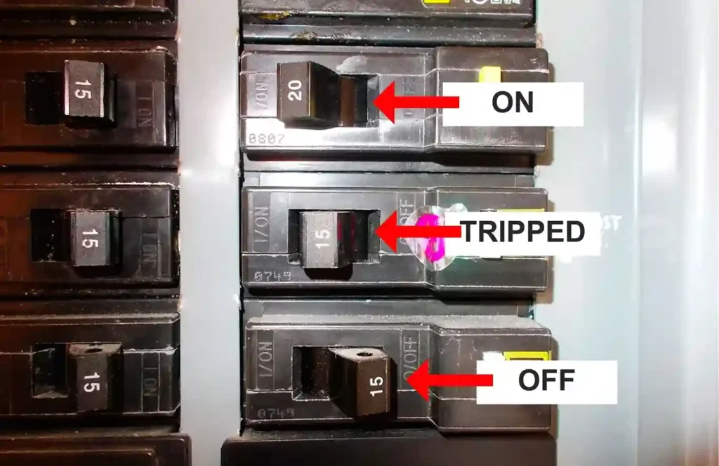 tripped breaker